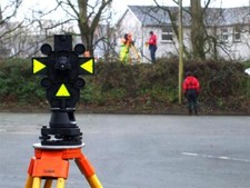 Photo 6x4 Surveying, Omagh An Oghmagh I was passing this group of surveyo c2008