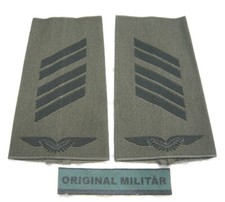 Rangabzeichen Luftwaffe Oberstabsgefreiter schwarz/oliv Schulte Klappen Schlaufe
