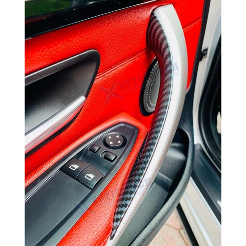 Door Handle Panel Covers Grab Trim For BMW 3 Series 2012-2018 4 Series 2014-2017 - Picture 13 of 16