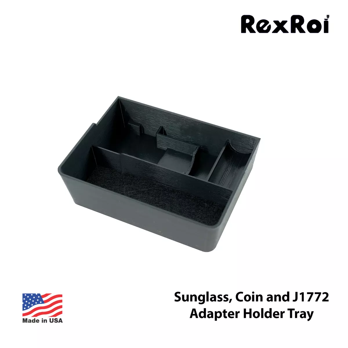 Tesla Model 3 Center Console Tray with Coin and Sunglass holder