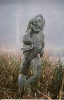 Photo 6x4 Mermaid and her Frog Parkend/SO6108 On a foggy morning, this o c2005
