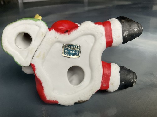 Vintage Sleeping Santa December 26 Ceramic Christmas Decor PARMA made In Taiwan - Picture 6 of 11