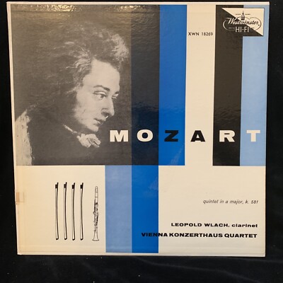 その他 LP Vienna Konzerthaus Quartet, Leopold Wlach Mozart WL5112 WESTMINSTE US Vinyl /00260 LP Vienna Konzerthaus Quartet, Leopold Wlach Mozart WL5112