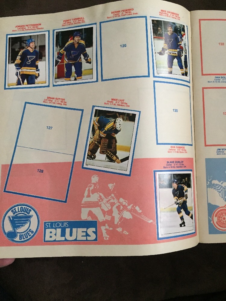 1983 Vintage Topps NHL Hockey 1983/84 Sticker Album with Some Stickers ...