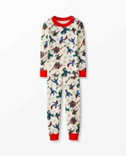 Marvel Avengers Kids 2pc. Holiday Long John Pajamas Set by Hanna Andersson