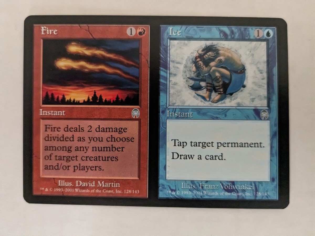 FIRE & ICE - Magic The Gathering MTG Collectible Card game