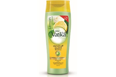400ml. Vatika Dandruff Guard Shampoo Lemon & Yoghurt with Natural Extracts