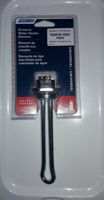 Camco 02143 Water Heater Element Screw In 1500 Watt 120 Volt HWD Standard 1-1/8 