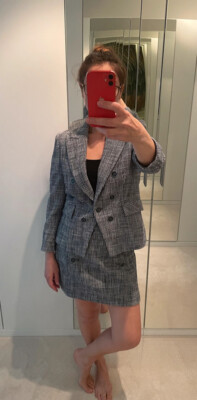 Veronica Beard Kostüm Blazer + Rock Gr US 4 und Gr US 2 Top