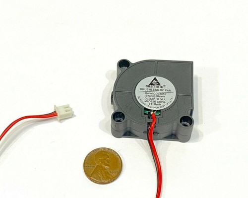 4 Pieces 12V Brushless 4015 Cooling Fan Blower 2pin 40mm 3D Printer Computer E33 - Picture 4 of 5