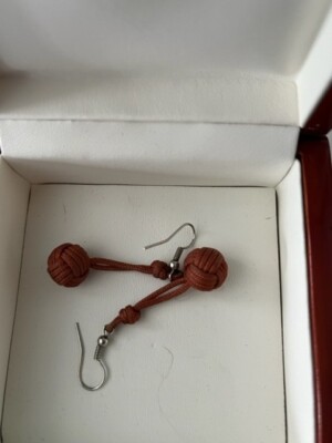 Monkey Ball Pierced Earrings