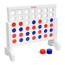 GoSports Giant Four In A Row Lawn Game Oversized Yard Toy - 2 Ft Wide