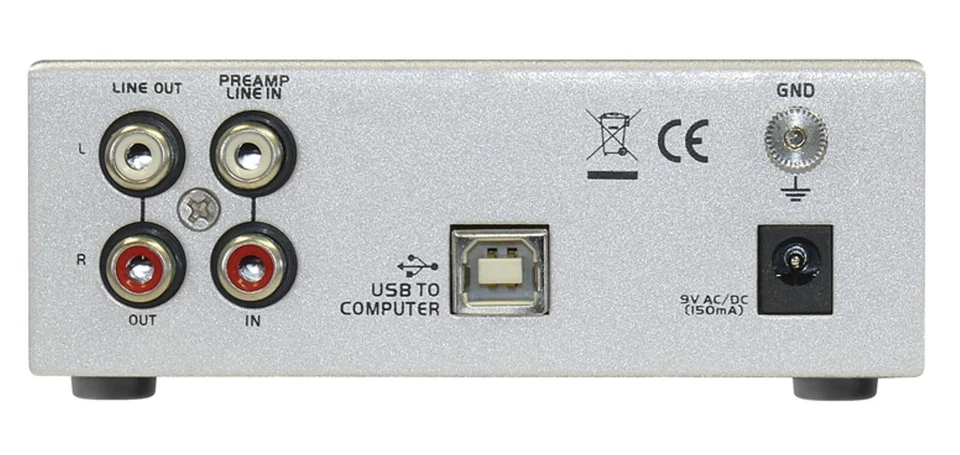 Dynavox -UPR 2.0- Phono-Vorverstärker - Silber - Pre-Amp - Entzerrer - USB - Bild 2 von 4