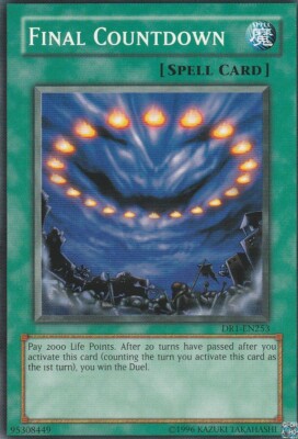 A1326 YUGIOH SPELL CARD FINAL COUNTDOWN DR1-EN253 | eBay