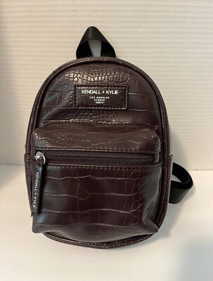 Kendall Kylie Dark Brown Mini Backpack - Main Image
