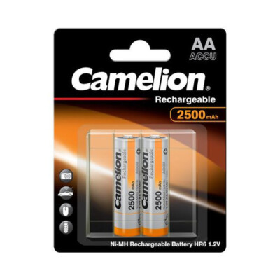 Camelion Akku NiMH, rechargeable HR6 / AA / 1,2V / 2500mAh / BP2
