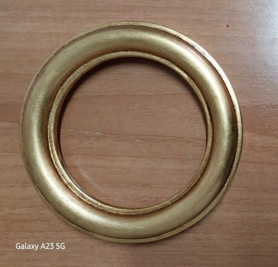 Cornice portafoto in legno a treccia da parete oro antico decorazione quadri