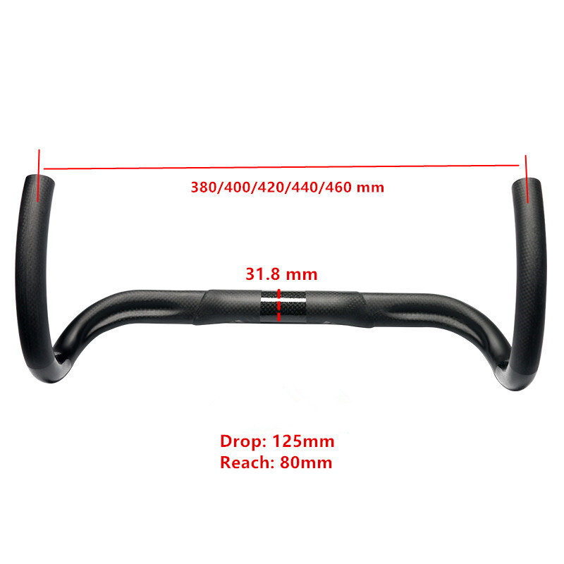 Full Carbon Fiber Road Bike Drop Bar External Routing Bent