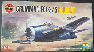 Airfix Grumman F6F-3/5 Hellcat 02023 1/72 FS NEW Model Kit  Sullys Hobbies 