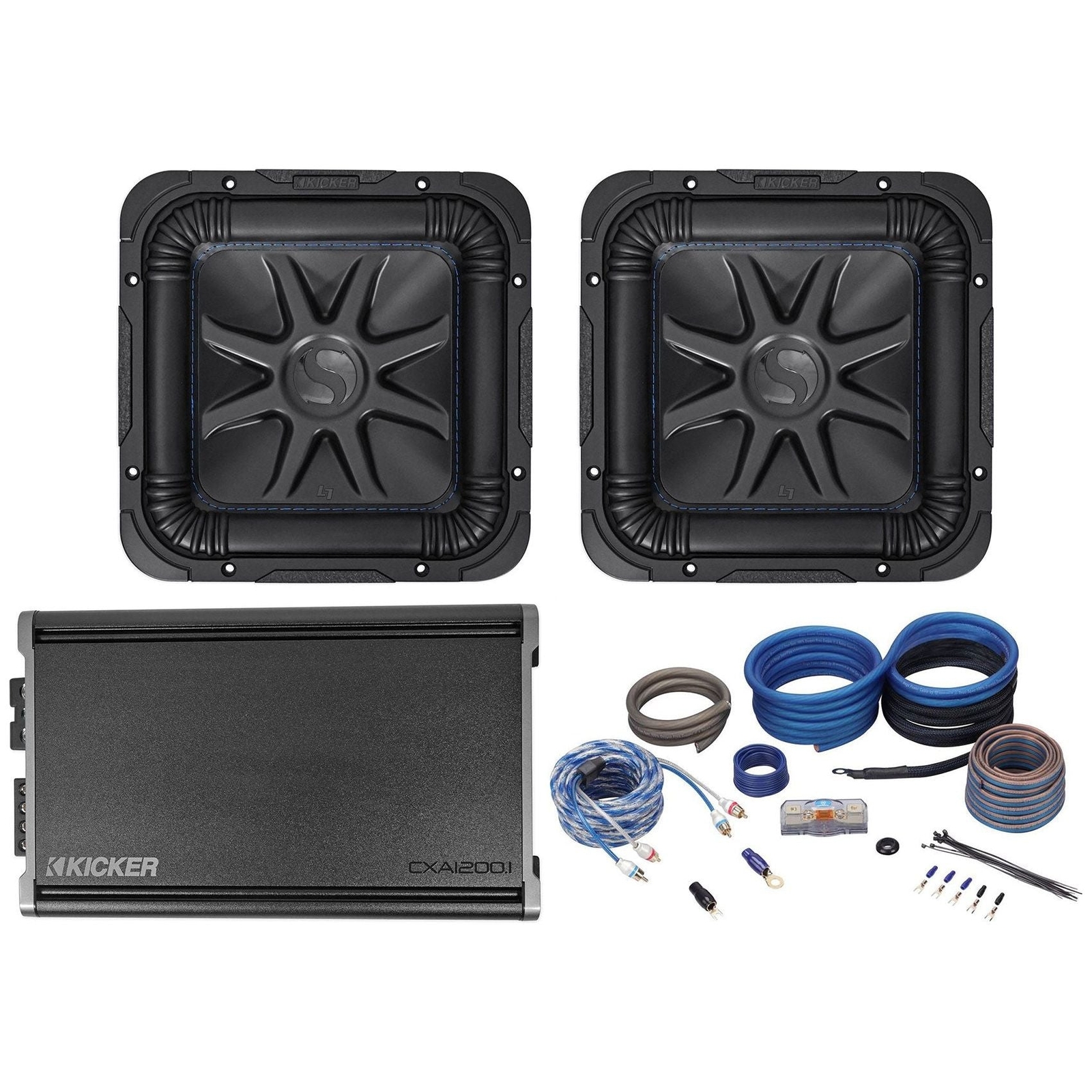 2 10 автомобильных сабвуферов Kicker Solo Baric L7S102 L7 моноусилитель 46CXA12001 128090₽