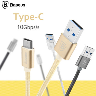USB Type C 1M 3.3ft Nylon Braid Cable Charger Data Sync Cord For Galaxy Phone