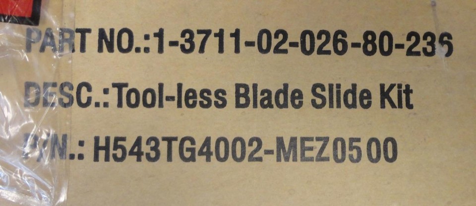 Supermicro Tool-Less Blade Slide kit 1-3711-02-026-80-236 - New and ...