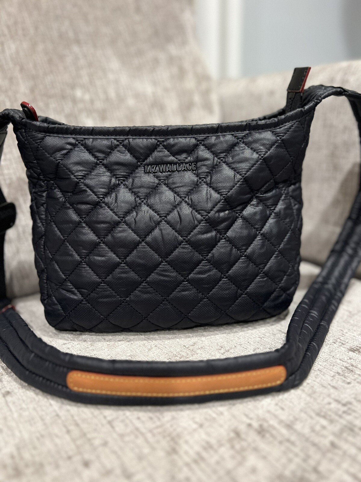 MZ Wallace Parker Deluxe Crossbody Black Bag🔥 Gem