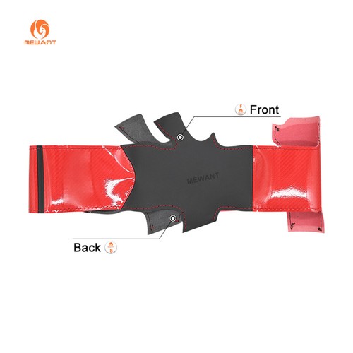 PU Leather Carbon Fiber Steering Wheel Cover for Infiniti G25 G35 G37 QX50 EX - Picture 8 of 10
