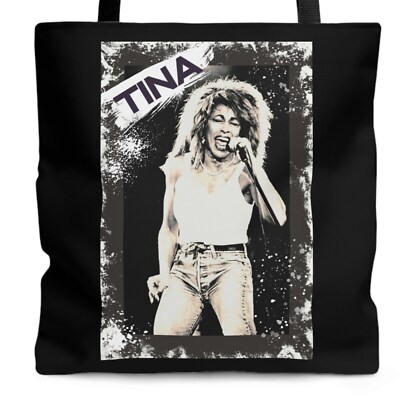 TINA TURNER Tote Bag Shopping Bag Vintage Aesthetic Style 80s