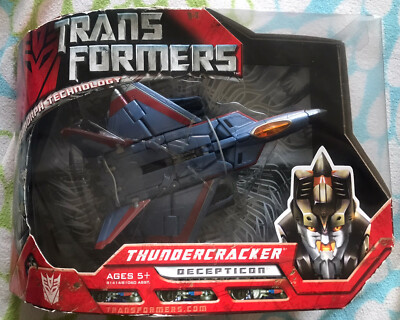 Transformers Movie Voyager Thundercracker Mib Fact. Sealed Compl.