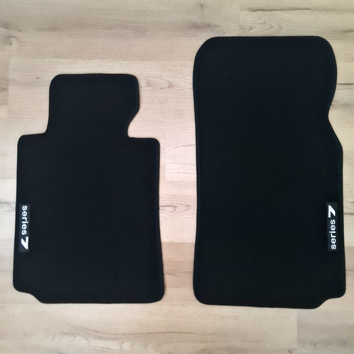 For BMW 7 E38 Car Floor Mats Velour Black Carpet Rugs Waterproof Auto