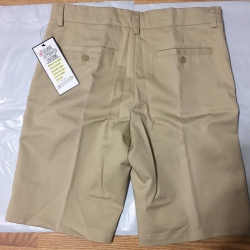 Slazenger School Uniform Boys Shorts, Stain Resistant Khaki, Size L,YBU401 - Picture 3 of 3