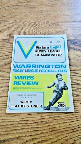 Warrington Rugby League Programmes 1976 - 2006 - Picture 70 of 117