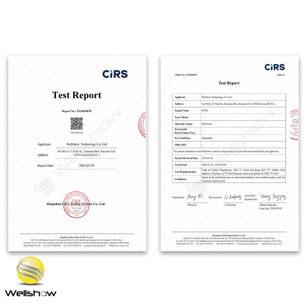 1KG PETG Filament 1.75mm White PETG 3D Printing Easy Print 3D Printer Filament
