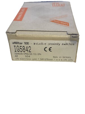 Ifm Electronic Sensor ind. M12 IG5842 Induktiv Sensor
