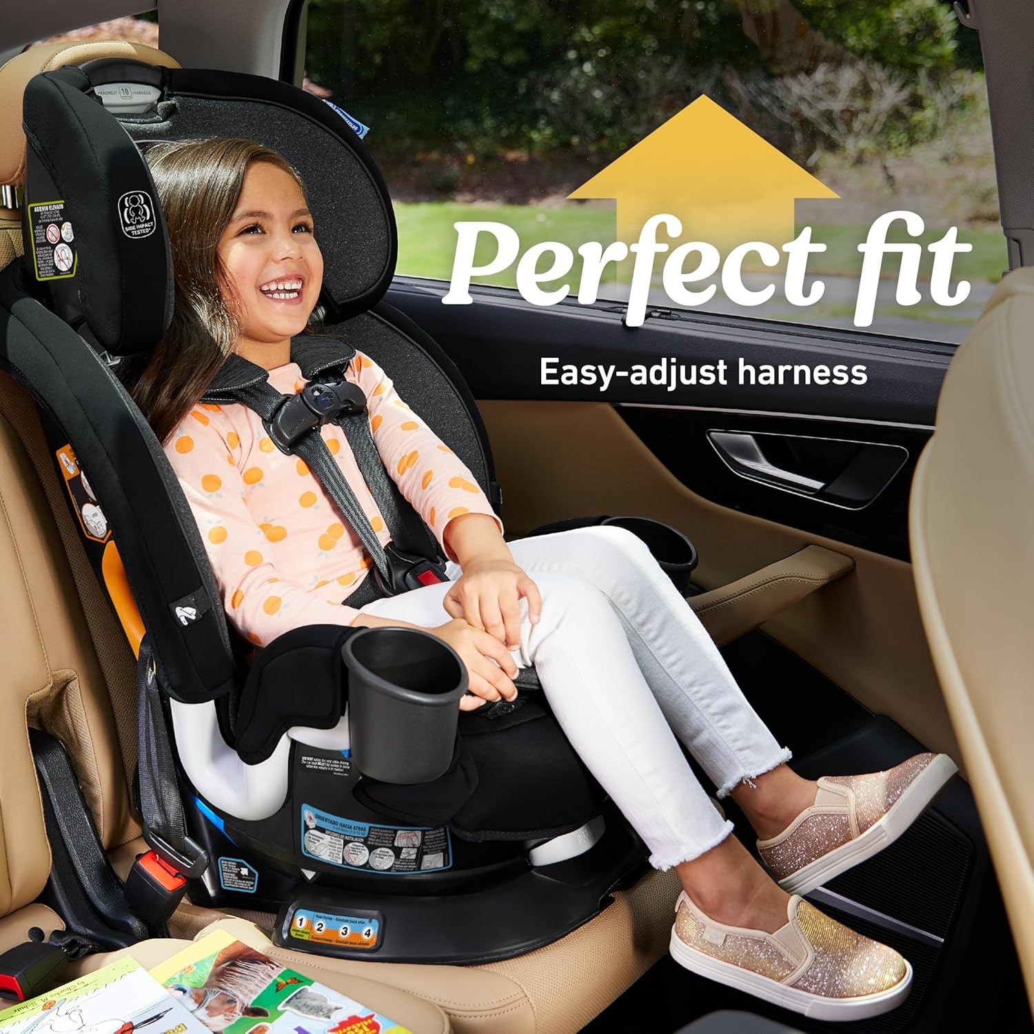 Graco Turn2Me 3-in-1 CarSeat Manchester Fashion NEW! Easy Travel - 180 Rotation