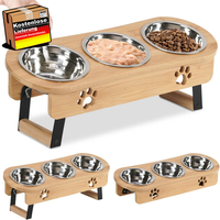 Ergonomischer Futternapf FüR Katzen Und Kleine Hunde - Edelstahl 14Cm Set