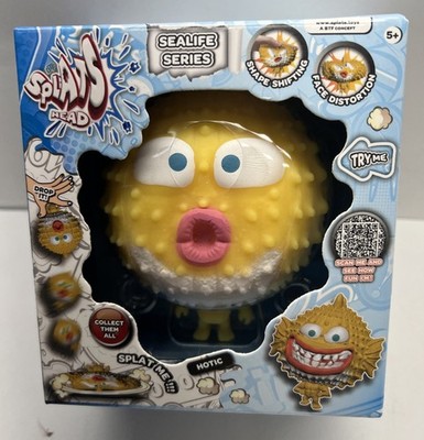 BEST TOYS 4 EVER, SPLATS HEAD, Squeeze Toy  Marine Series Blow Fish Stress Ball