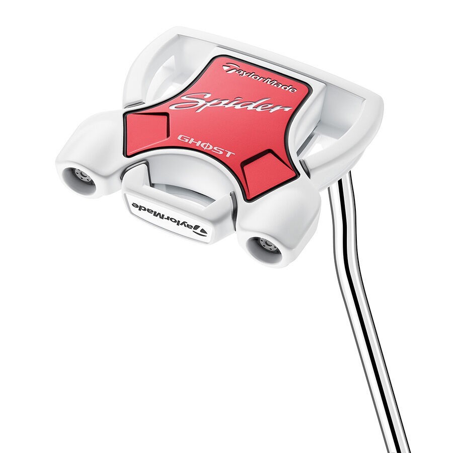 TaylorMade Spider GHOST white Putter Double Bend Mallet Steel