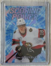 2025-26 Flair Scoring Power /99 Spectrum #SP-7 Tim Stutzle Ottawa Senators