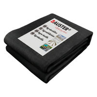 Bauster Unkrautvlies 50G/M² Schwarz 1,6M Breit Gartenvlies Uv-Stabil 20M