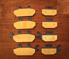Extreme ATV Parts - Brass Brake Pads for 2014-2015 Can-Am Maverick MAX 1000 S...
