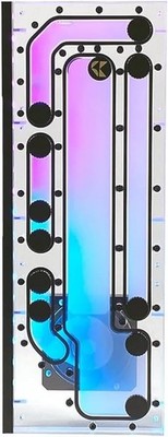 Stealkey Customs SK-Crossflow Distroplate D5 DDC ARGB Verteilerplatte