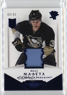 2013 Panini Dominion Authentic Material Jersey 83/99 Olli Maatta Rookie RC 1u5y