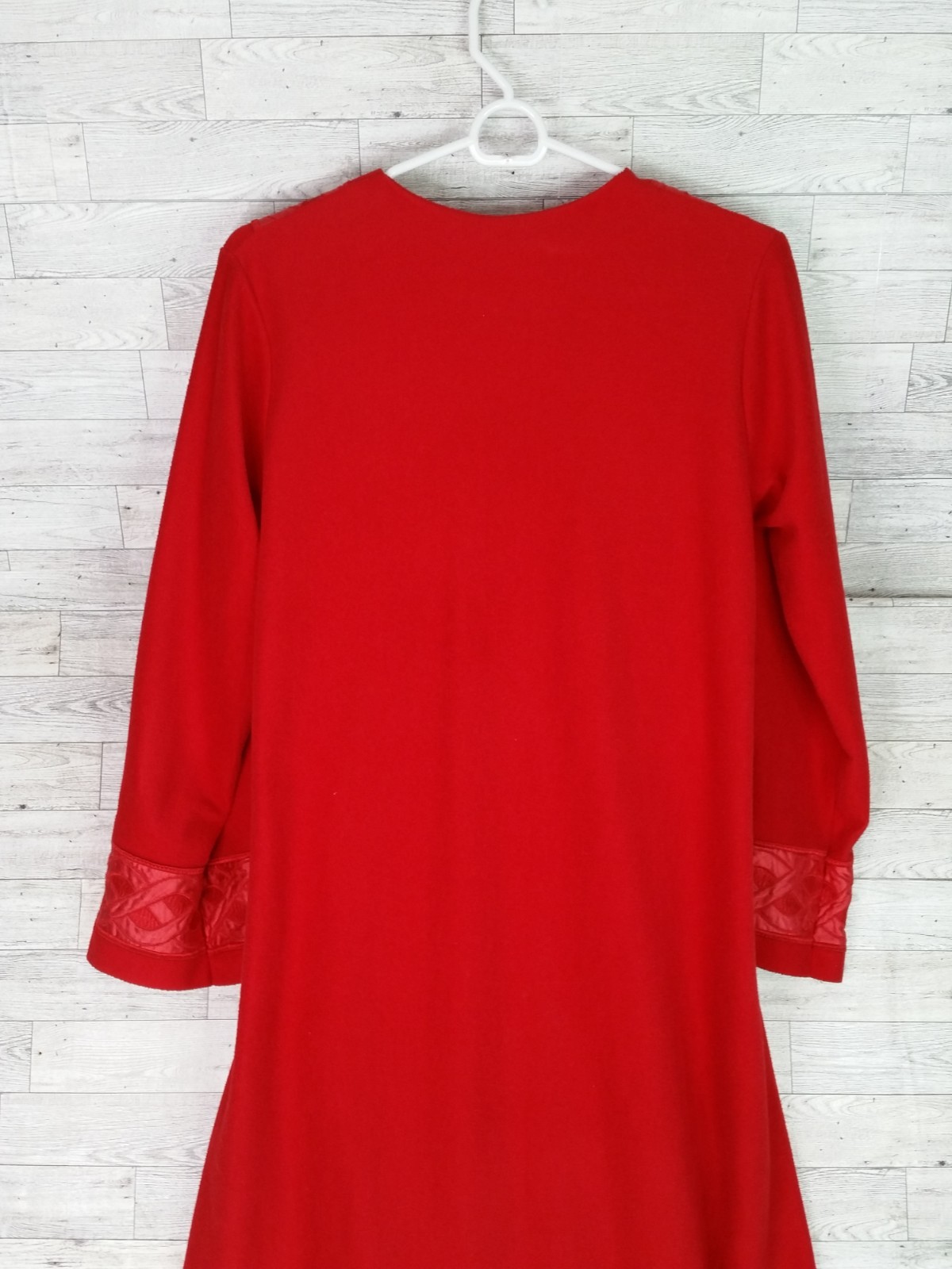 Vintage 60s Pinehurst Peignoir Lingerie Set Red E… - image 8