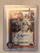2025 Topps Chrome Gage Workman #AC-GW Auto 107/499