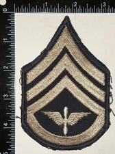 WWII US Army Air Force AAF Stripe Chevron Staff Sergeant WITH PROP Patch