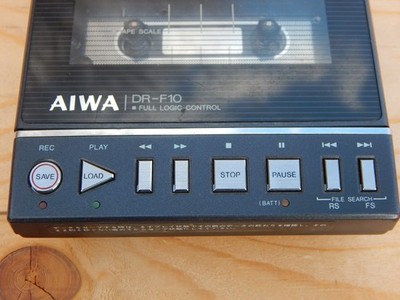 Vintage super Rare Data recorder AIWA DR-F10 Full Logic Control