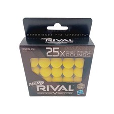 NEW Nerf Rival 25x High Impact Rounds Yellow Balls Refill Pack Sealed Age 14