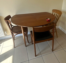 Windsor 3-pc. Drop-Leaf Dining Table& Chair Set 9 Oval Wood Drop-Leaf Dining Table & 3 Chairs Set, Brown Medium Wood Tone